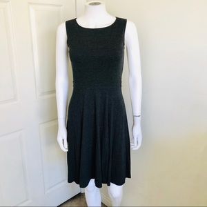 ANN TAYLOR LOFT grey sleeveless dress size 0